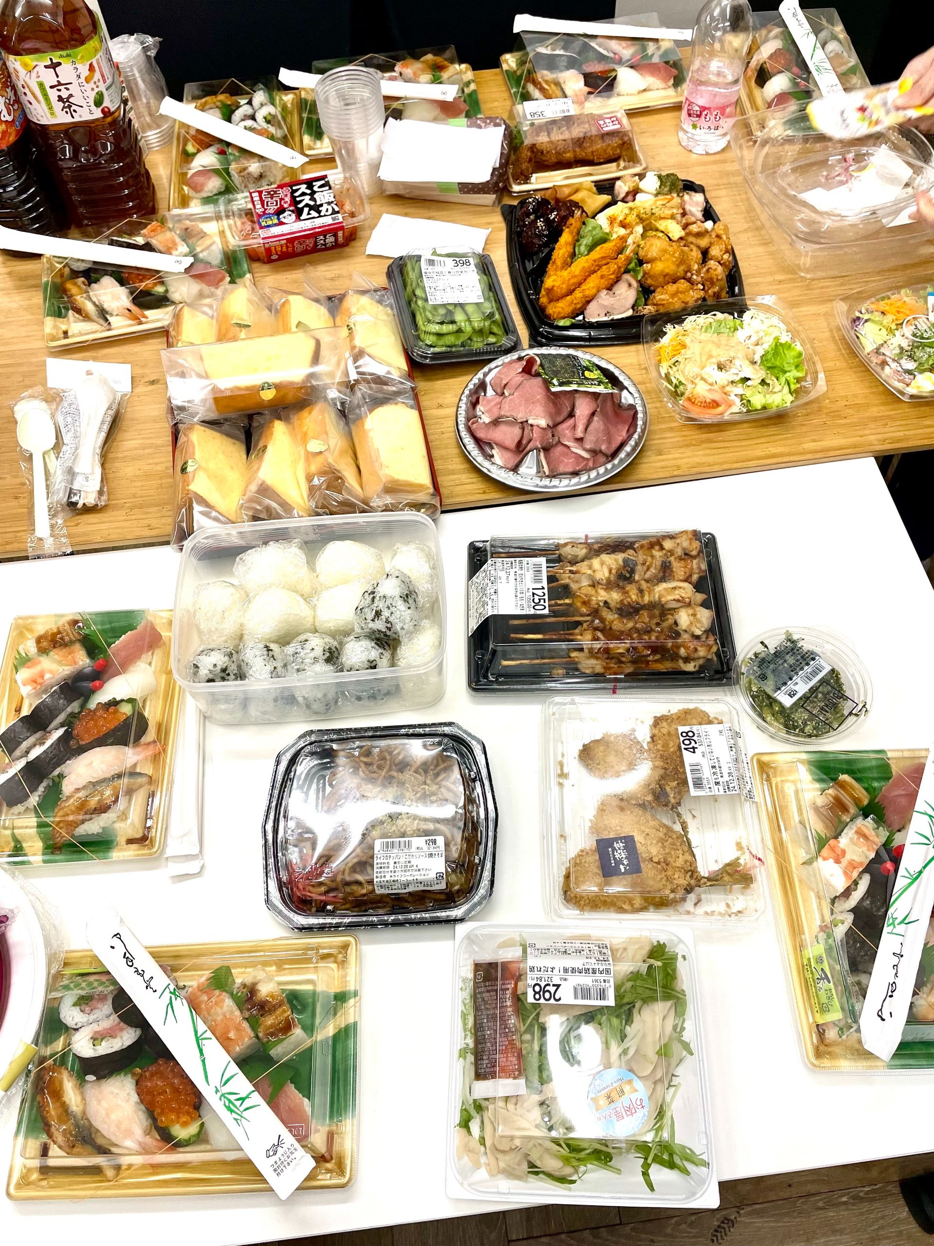 納会の食材達